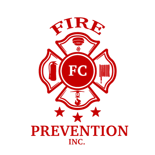 Official transparent logo of FC Fire Prevention, symbolizing trust and expertise in fire safety.